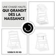 Chaise haute Alpha+ - Blanc HAUCK - 11