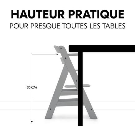 Chaise haute Alpha+ - Gris HAUCK - 13