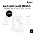 Chaise haute Alpha+ - Blanc HAUCK - 14