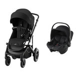 Poussette duo Smile 5Z + Baby-safe core - Space black