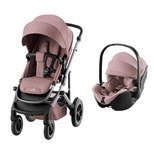 Poussette duo Smile 5Z + Baby-safe pro - Dusty rose