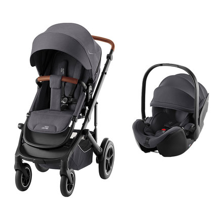 Poussette duo Smile 5Z + Baby-safe pro - Midnight grey BRITAX RÖMER