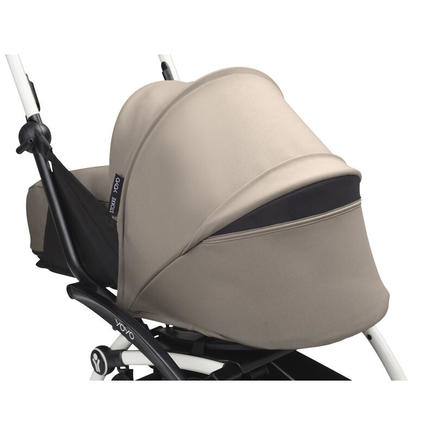 Poussette YOYO 3 Pack 0+ et 6+ Taupe / Cadre Blanc STOKKE - 5