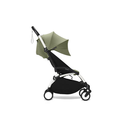 Poussette YOYO 3 Pack 0+ et 6+ Olive / Cadre Blanc STOKKE - 7