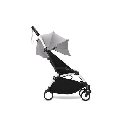 Poussette YOYO3 Pack 6+ Stone / Cadre Blanc STOKKE - 4