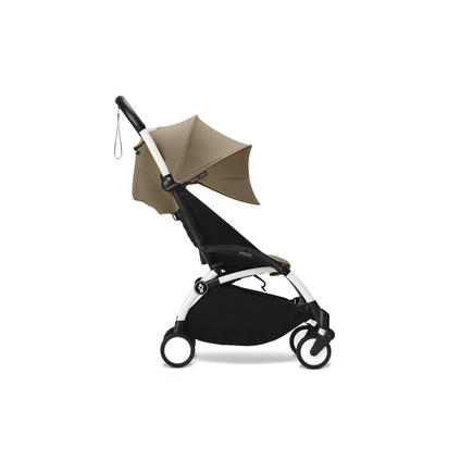 Poussette YOYO 3 Pack 6+ Toffee / Cadre Blanc STOKKE - 5