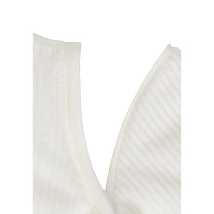 Gigoteuse avec manches amovibles 70cm Velvet rib - Ivory JOLLEIN - 5
