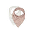 Lot de 2 bavoirs bandana Twinkling - Wild rose JOLLEIN