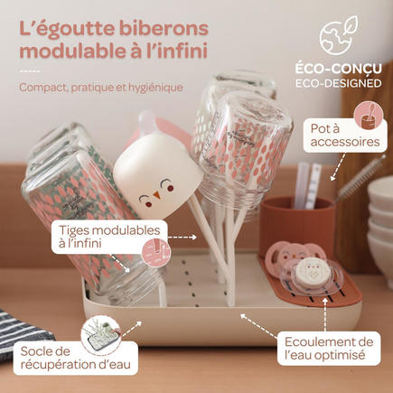 Egoutte Biberons Forêt Terracotta/Clay BEABA - 5
