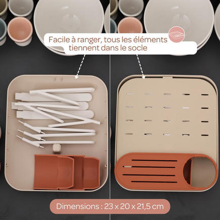 Egoutte Biberons Forêt Terracotta/Clay BEABA - 4