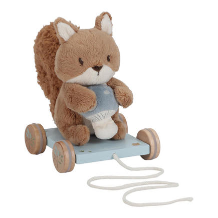 Peluche a tirer ecureuil fsc LITTLE DUTCH - 2