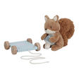 Peluche a tirer ecureuil fsc LITTLE DUTCH - 4