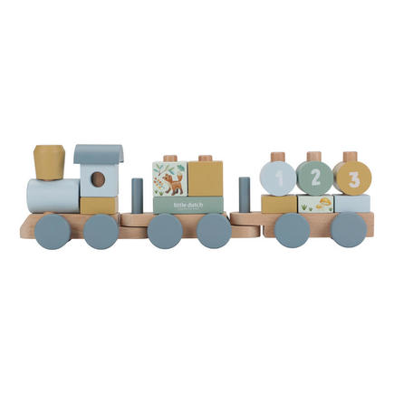Train a blocs bois fsc LITTLE DUTCH - 2