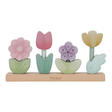 Puzzle fleurs a empiler en bois fsc LITTLE DUTCH