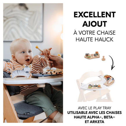 Jouet en bois pour chaise haute HAUCK