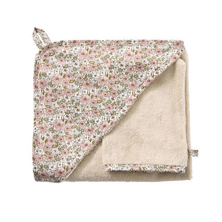 Cape de bain + gant  Afternoon Tea BB&CO