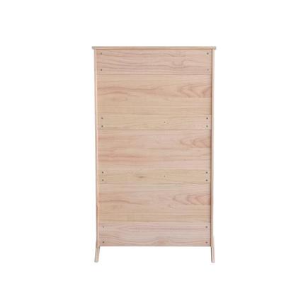 Armoire 1 porte MARELIA BOIS Naturel THEO - 5
