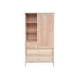 Armoire 1 porte MARELIA BOIS Naturel THEO - 3
