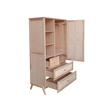 Armoire 1 porte MARELIA BOIS Naturel THEO - 6