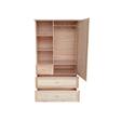 Armoire 1 porte MARELIA BOIS Naturel THEO - 7
