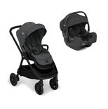 Poussette DUO Finiti Ebony + Siège-auto gr0+ I-Gemm 3 Shale