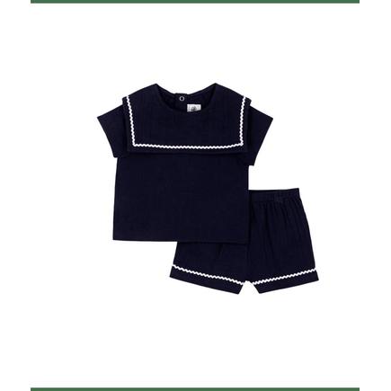 Ensemble 2 pieces sans manche oking 6 mois PETIT BATEAU