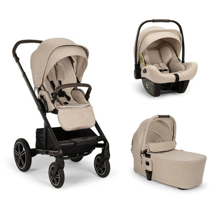 Poussette TRIO Mixx Next + Siège-auto Pipa Next + Nacelle Mixx Biscotti NUNA