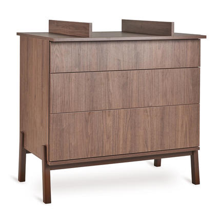 Chambre TRIO Lit 70x140 + Commode + Armoire ASHI Châtaignier + PAL OFFERT QUAX - 2