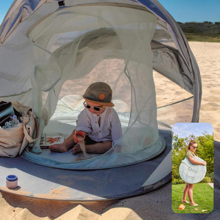 Tente anti-UV rafraîchissante  Moov & Protect Green lagoon  BABYMOOV - 8