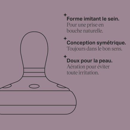 Lot de 2 sucettes Breastlike 6-18 mois Multicolore TOMMEE TIPPEE - 2