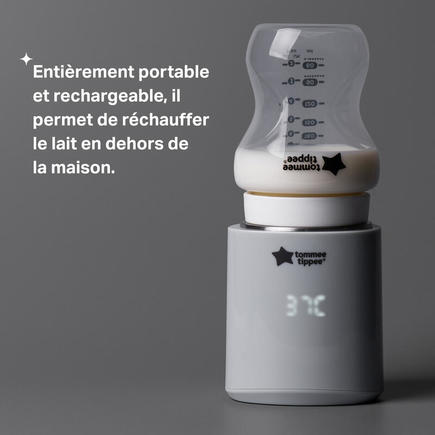 Chauffe-biberons électrique nomade LetsGo Gris TOMMEE TIPPEE - 2