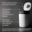 Poubelle à couches Twist & Click Blanc + 12 recharges TOMMEE TIPPEE - 4