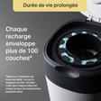 Poubelle à couches Twist & Click Vert + 1 recharge TOMMEE TIPPEE - 6