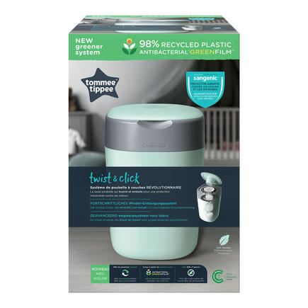 Poubelle à couches Twist & Click Vert + 1 recharge TOMMEE TIPPEE - 8