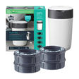 Poubelle à couches Twist & Click Blanc + 4 recharges TOMMEE TIPPEE - 8