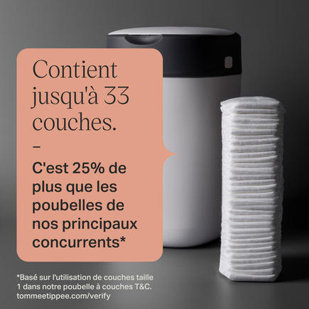 Poubelle à couches Twist & Click Vert + 1 recharge TOMMEE TIPPEE - 5