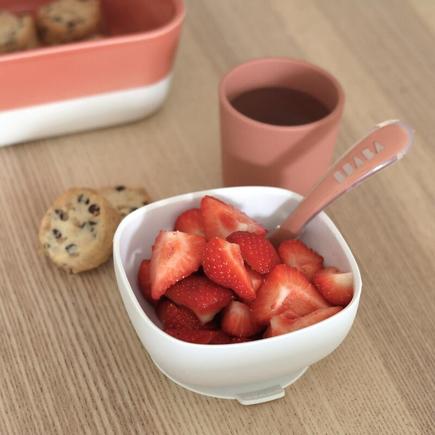 Coffret Repas Silicone 4 Pièce - Terracotta  BEABA - 4