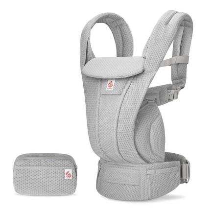 Porte bébé Omni Deluxe Mesh Gris Perle ERGOBABY
