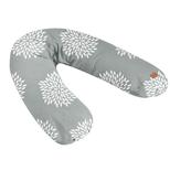 Coussin Big Flopsy™ - Jersey De Coton - Flower Gris