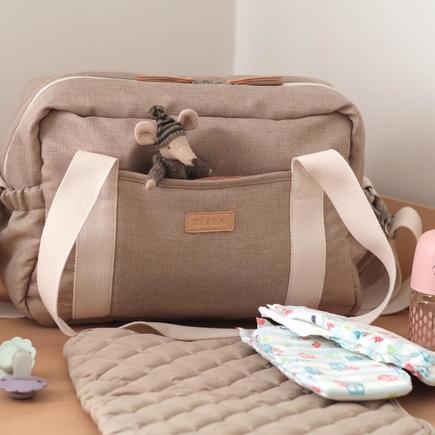 Sac à langer Paris Eco - Terre d'Argile - Gazelle chiné BEABA - 5