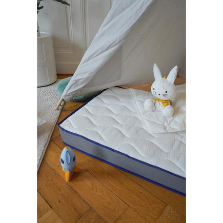 Matelas DODOTENDRE (face été/face hiver) 60x120 cm Blanc/Anthracite MON P'TIT DODO - 10