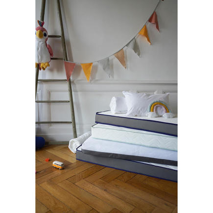 Matelas DODOTENDRE (face été/face hiver) 60x120 cm Blanc/Anthracite MON P'TIT DODO - 8