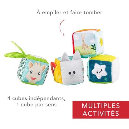 Cubes d'activités Sophie la girafe Multicolore VULLI - 2