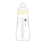 Biberon en verre 260ml Débit 2 0-6m Lin