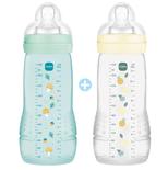 Lot de 2 biberons Easy Active 2e âge 330ml 6m Ice Pearl