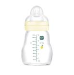 Biberon en verre 170ml Débit 1 0-6m Lin