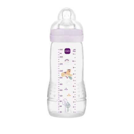 Biberon Easy Active 2e âge 330ml 6m Lilas MAM