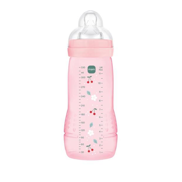 Biberon Easy Active 2e âge 330ml 6m Berry MAM