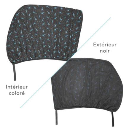 Lots de 2 pare-soleils chaussette Sophie la girafe Noir VULLI - 4
