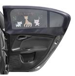 Lots de 2 pare-soleils chaussette Sophie la girafe Noir